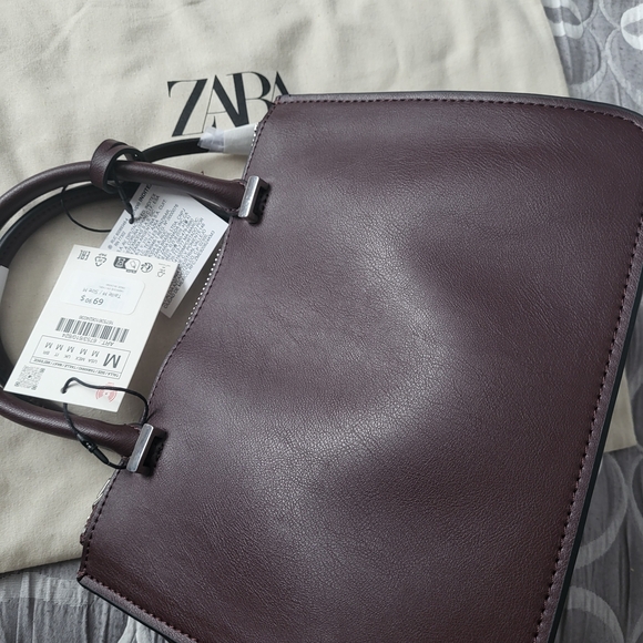 Zara Women's Purple Handbag - Picture 2 of 8